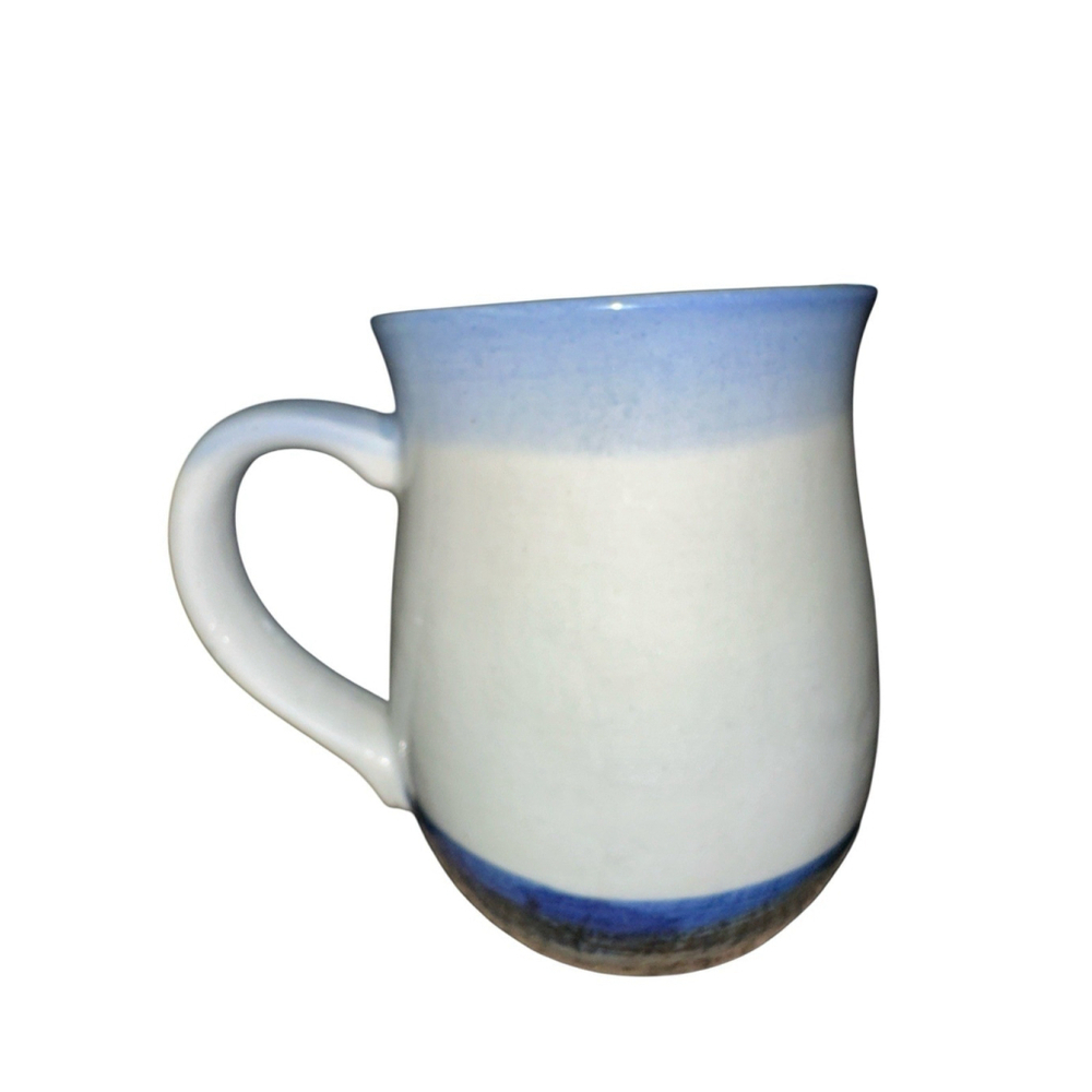 Vintage Otagiri Japan Stoneware Coffee Mug Hand painted Hummingbirds and Flowers - Picture 2 of 3